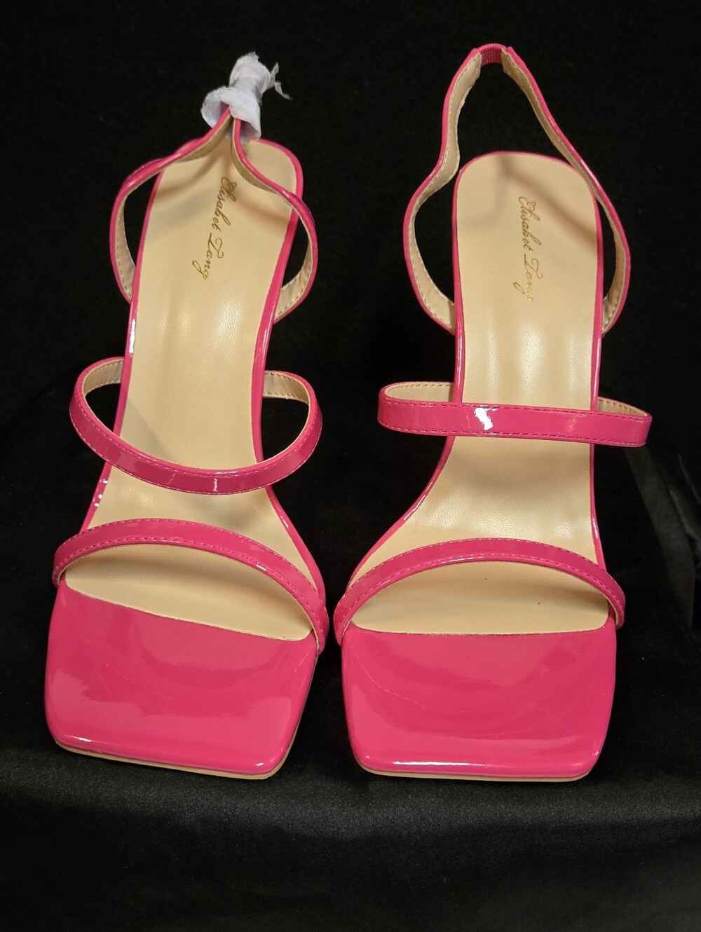 Brand New Elisabet Tang Hot Pink Strappy High Heel Sandals - Women - Picture 3 of 9